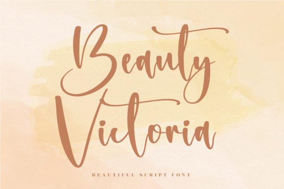 Beauty Victoria Font - Featured Image