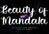 Beauty of Mandala Font - Featured Image