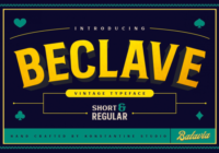 Beclave Font - Featured Image