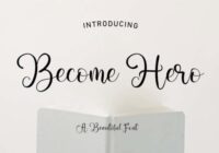Become Hero Font - Featured Image