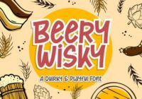Beery Wisky Font - Featured Image