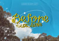 Before Sunshine Font - Featured Image