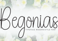 Begonias Font - Featured Image