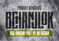 Behanjlok Font - Featured Image