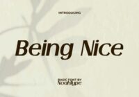 Being Nice Font - Featured Image