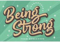 Being Strong Font - Featured Image