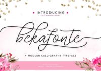 Bekafonte Font - Featured Image