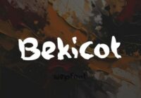 Bekicot Font - Featured Image