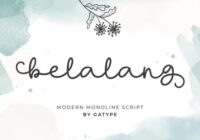 Belalang Font - Featured Image