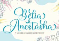 Belia Anestasha Font - Featured Image