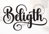 Beligth Font - Featured Image