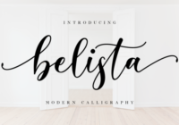 Belista Script Font - Featured Image