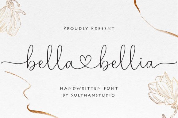 Bella Bellia Font - Featured Image