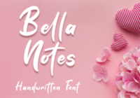 Bella Notes Font - Featured Image