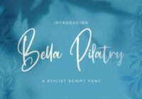 Bella Pilatry Font - Featured Image