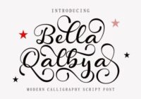 Bella Qalbiya Font - Featured Image