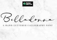 Belladonna Script Font - Featured Image