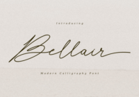 Bellair Font - Featured Image