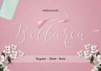 Bellaria Script Font - Featured Image