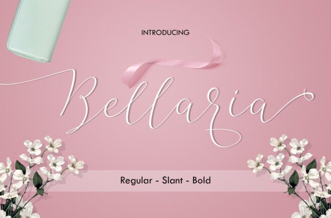 Bellaria Script Font - Featured Image