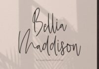 Bellia Maddison Font - Featured Image