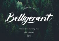 Belligerent Font - Featured Image