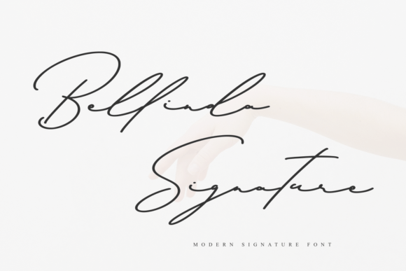 Bellinda Signature Font - Featured Image