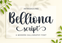 Belliona Font - Featured Image