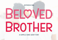 Beloved Brother Font - Featured Image