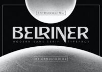 Belriner Font - Featured Image