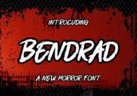 Bendrad Font - Featured Image