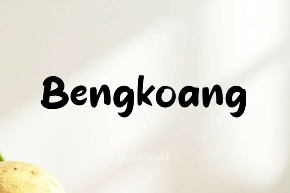 Bengkoang Font - Featured Image