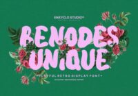 Benodes Unique Font - Featured Image