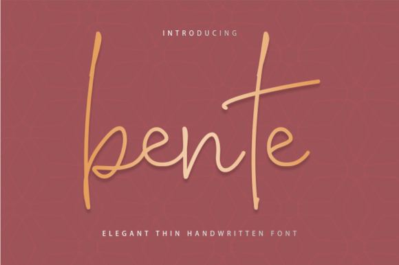 Bente Font - Featured Image