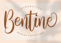 Bentine Script Font - Featured Image