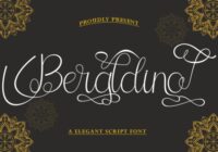 Beraldino Script Font - Featured Image