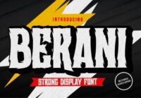 Berani Font - Featured Image