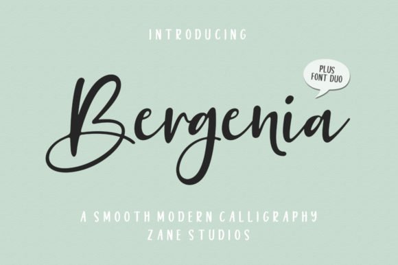 Bergenia Duo Font - Featured Image