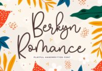 Berkyn Romance Font - Featured Image