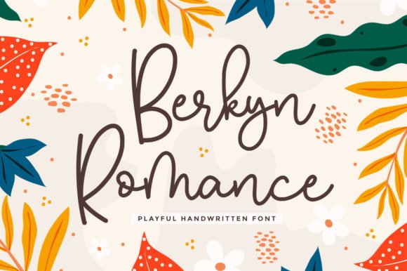 Berkyn Romance Font - Featured Image