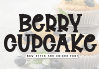 Berry Cupcake Font - Featured Image