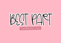 Best Part Font - Featured Image