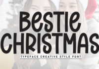 Bestie Christmas Font - Featured Image