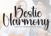 Bestie Harmony Font - Featured Image