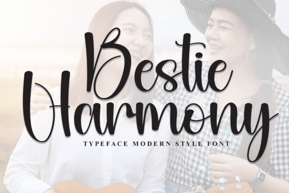 Bestie Harmony Font - Featured Image