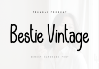 Bestie Vintage Font - Featured Image