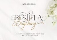Bestiela Brigthing Font - Featured Image