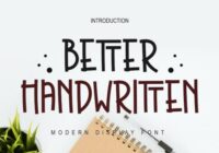 Better Handwritten Font - Featured Image