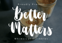Better Matters Font - Featured Image