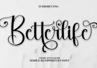 Betterlife Font - Featured Image